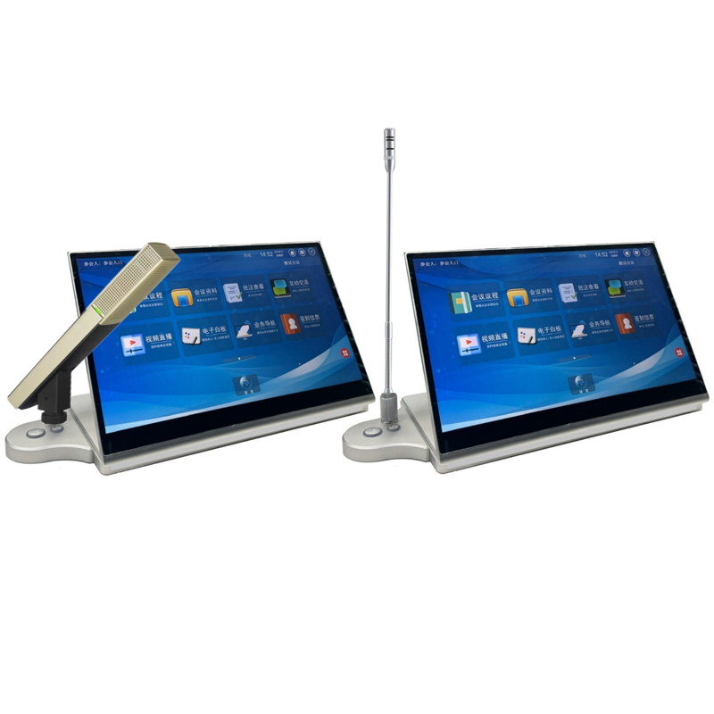 15.6寸国产兆芯桌面无纸化带话筒一体终端（带电子铭牌）PVC-315M/CH
